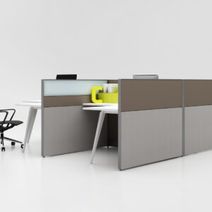 45mm Thickness Gray Aluminum Frame Cubicle Workstation CK-C9#