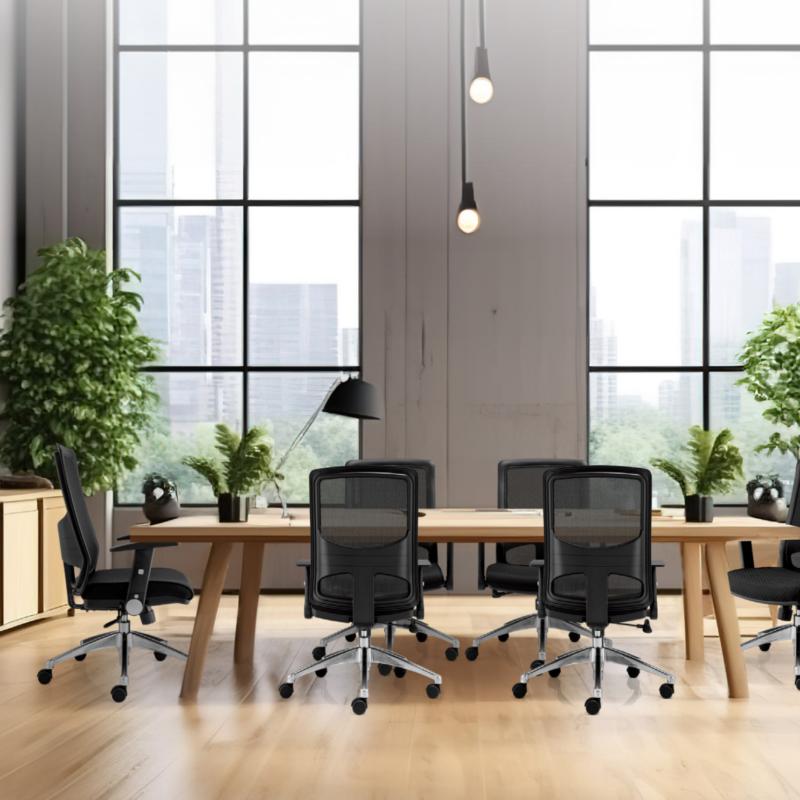 Modern Breathable Mesh Mid-Back Ergonomic Office C