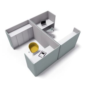 Bequiet Soundproof Partition Single Seat High Back Screen Wo