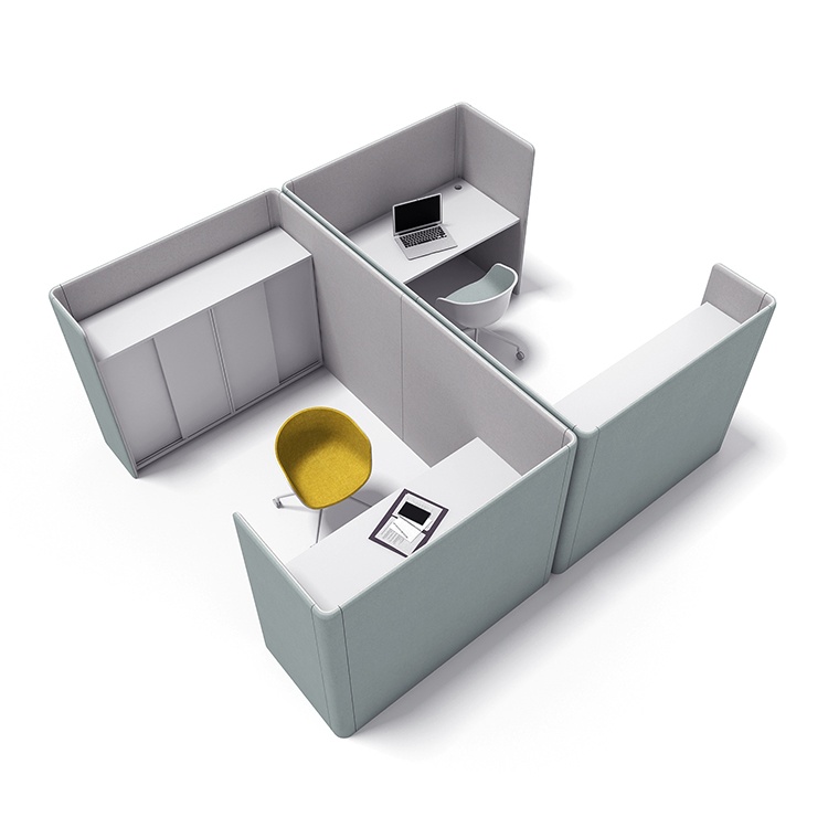 Bequiet Soundproof Partition Single Seat High Back Screen Wo
