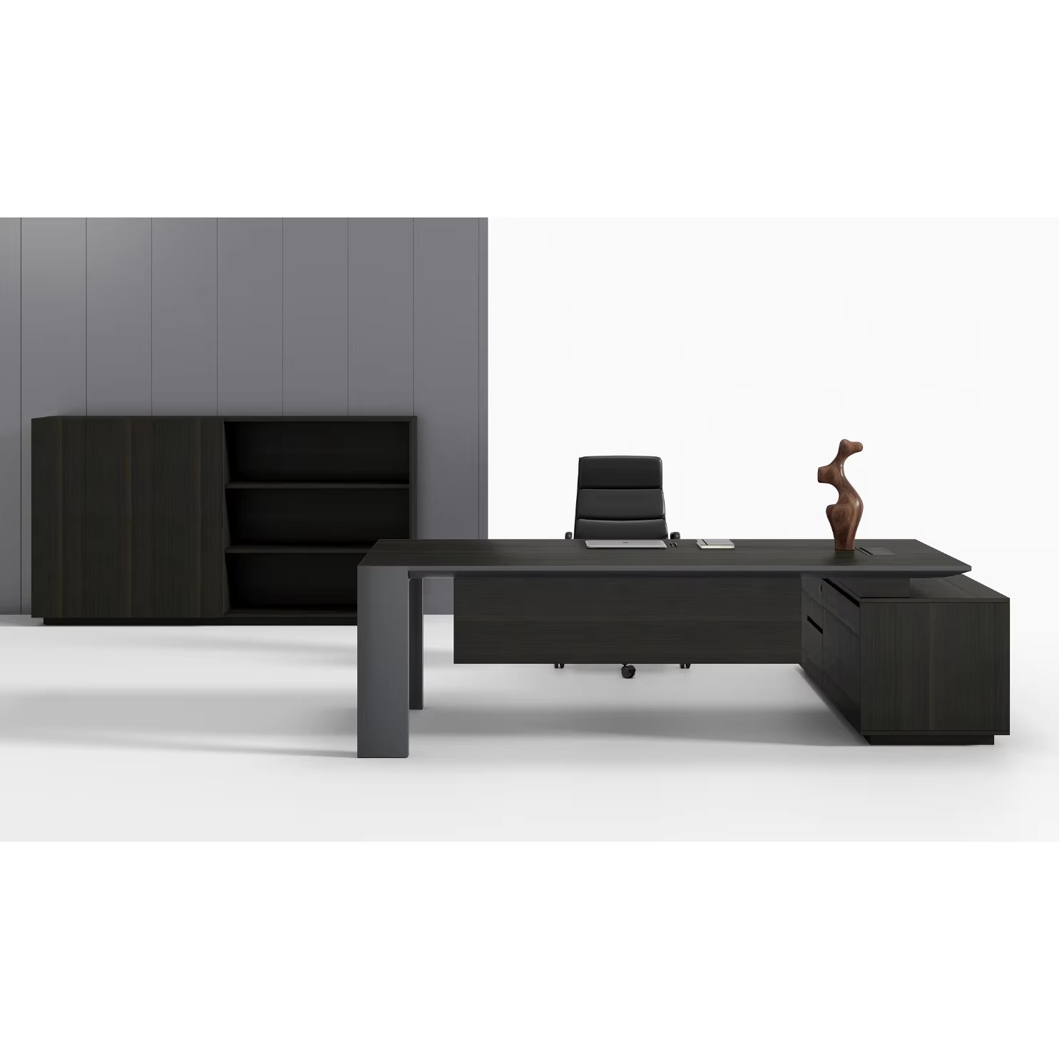 Chuangke Ffurniture Modern Luxury CEO Executive Desk Aluminum Frame Boss Table