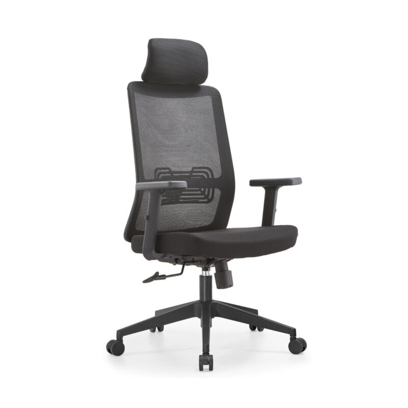 Ergonomic Mesh Office Chair Adjustable Headrest Lu