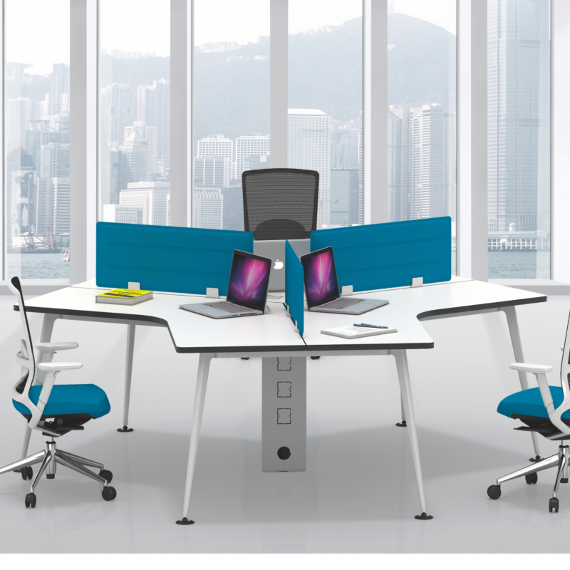 Modern Modular Office Workstation Desk Steel Frame