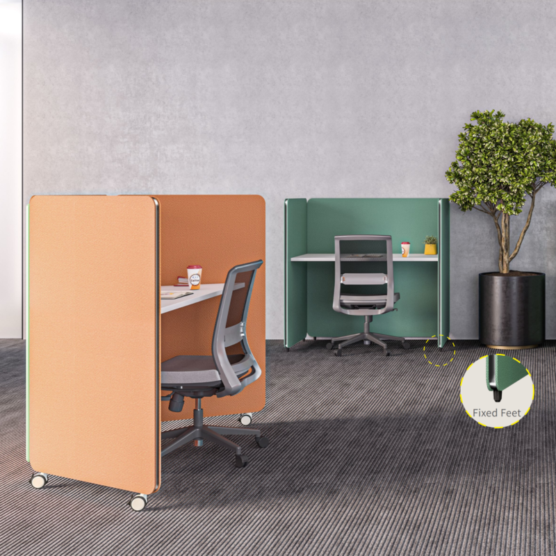 Removable Standing Decorative Fiber Screen Partition For Off