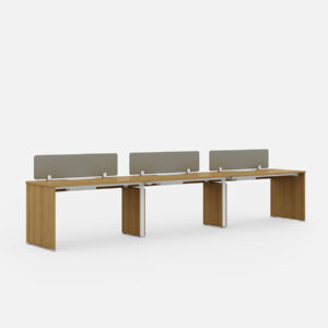 Commercial Office Desk with Modern Design Storage