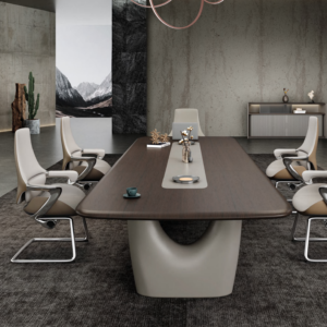 Hot Selling Modern Luxury Large Walnut Veneer Exec