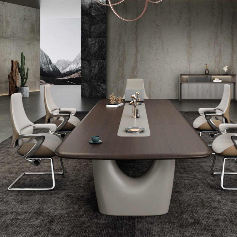 Hot Selling Modern Luxury Large Walnut Veneer Exec