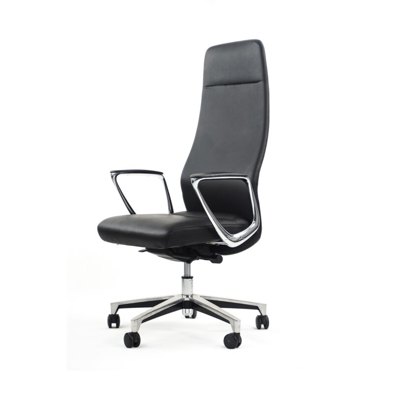 Contemporary Executive Chair PU Leather Upholstery
