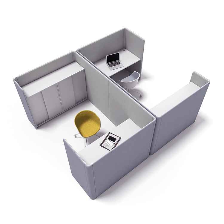 Bequiet Soundproof Partition Single Seat High Back Screen Wo