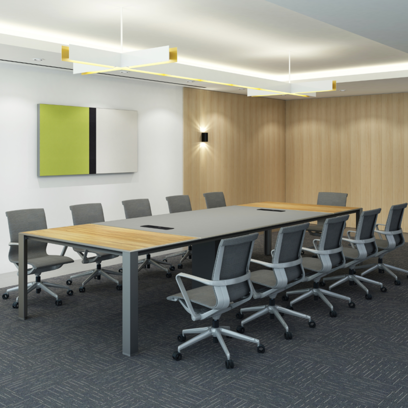 Hot Selling Aluminum Frame Modern Conference Table