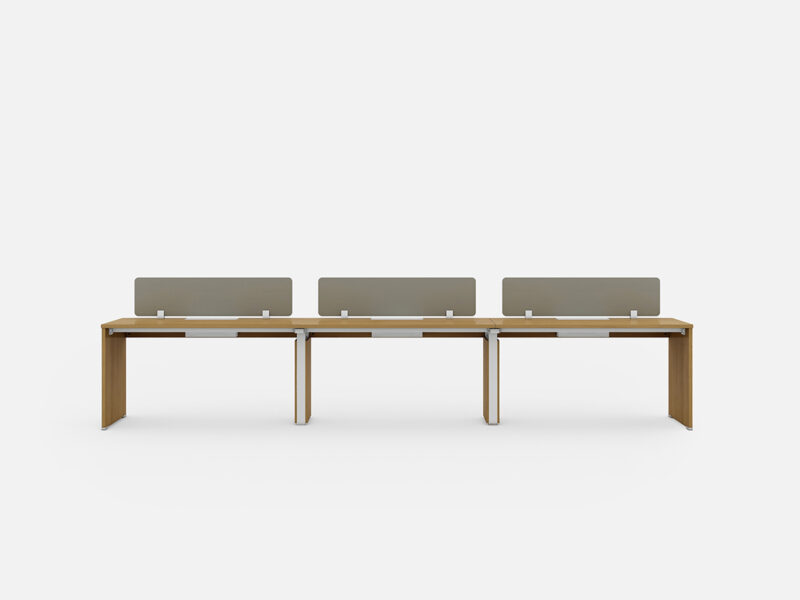 Commercial Office Desk with Modern Design Storage