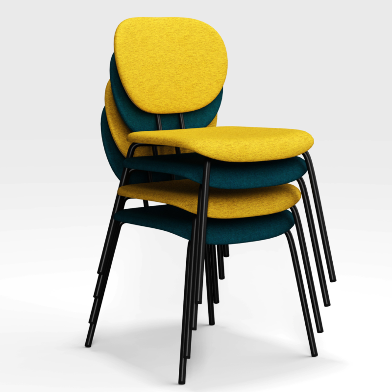Modern Stackable Training Conference Office Chair