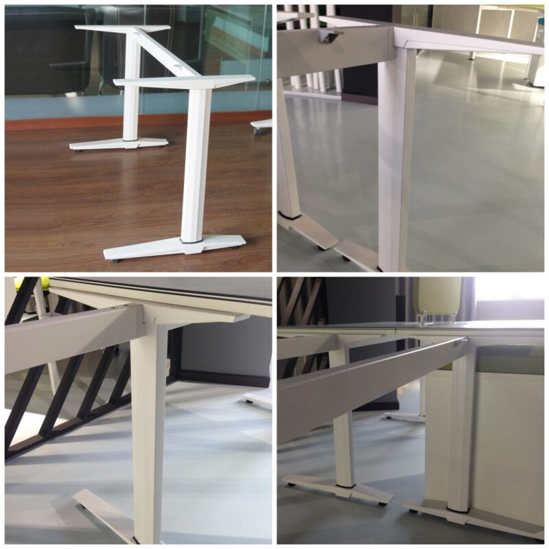 Electric Height Adjustable Steel Furniture Legs Du