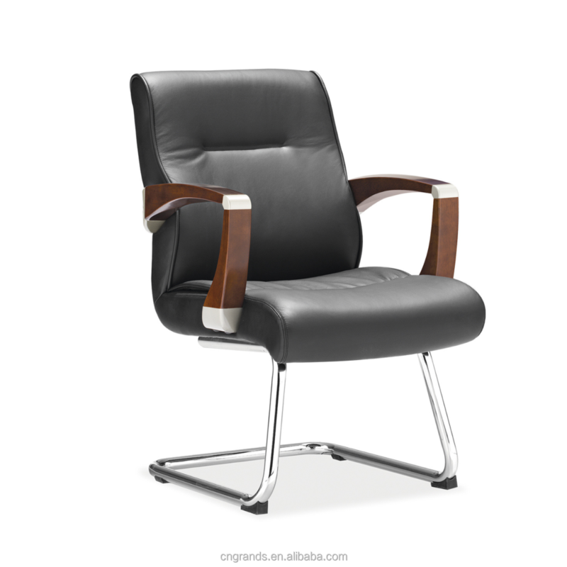 Classic Solid Wood Meeting Guest Chair with Durabl