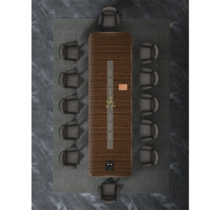 Factory Custom Contemporary Veneer Surface Confere