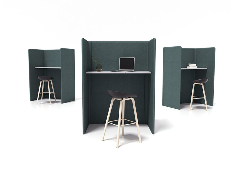 Bequiet Soundproof Partition Single Seat High Back Screen Wo