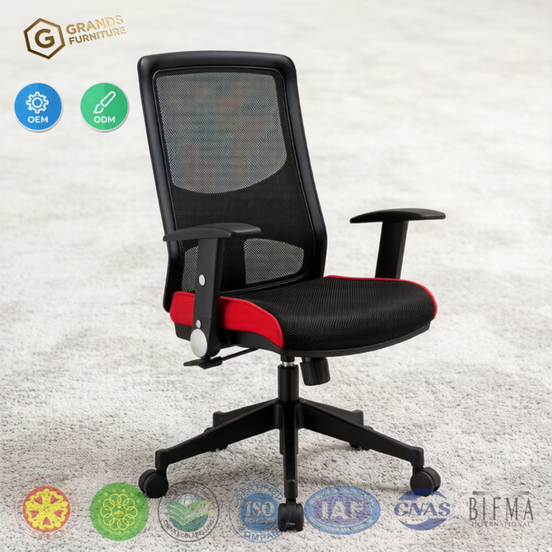 Modern Breathable Mesh Mid-Back Ergonomic Office C