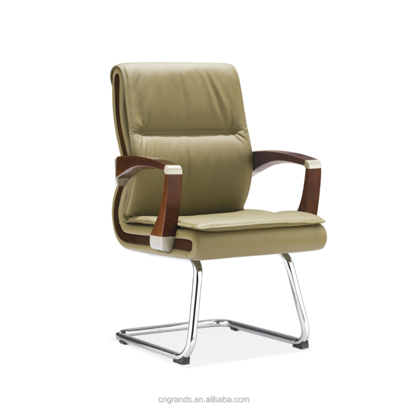 Classic Solid Wood Meeting Guest Chair with Durabl