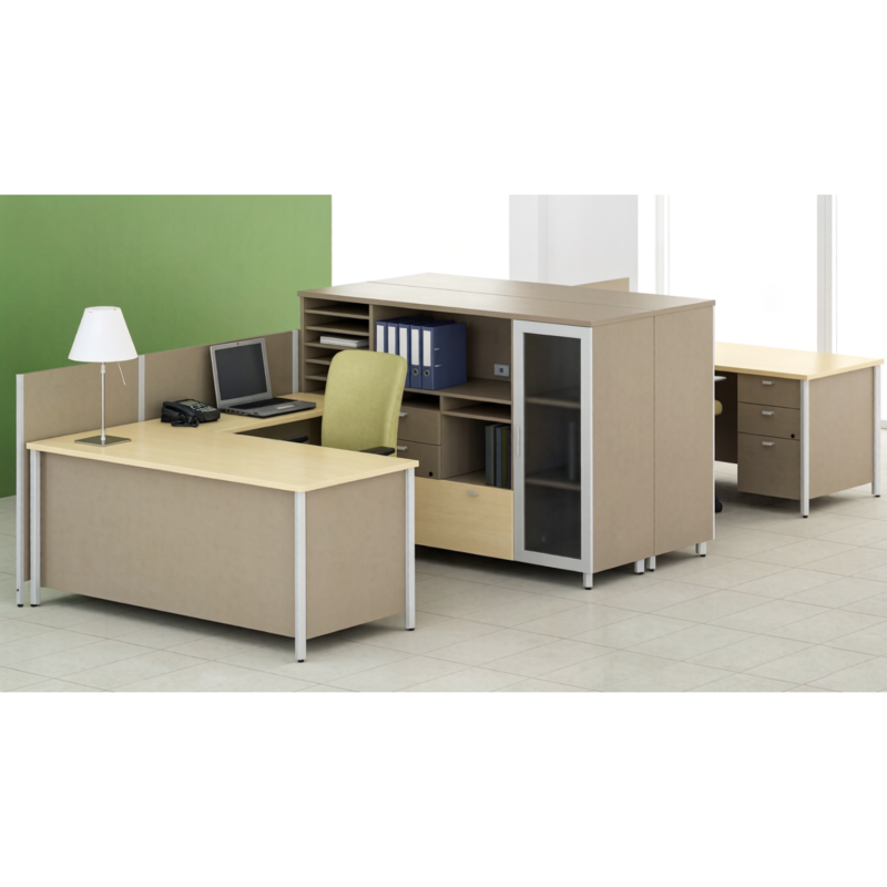 Hot-selling Modern L-shaped Executive Desk Storage