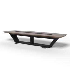 Modern Ergonomic Scalable Wooden Conference Table