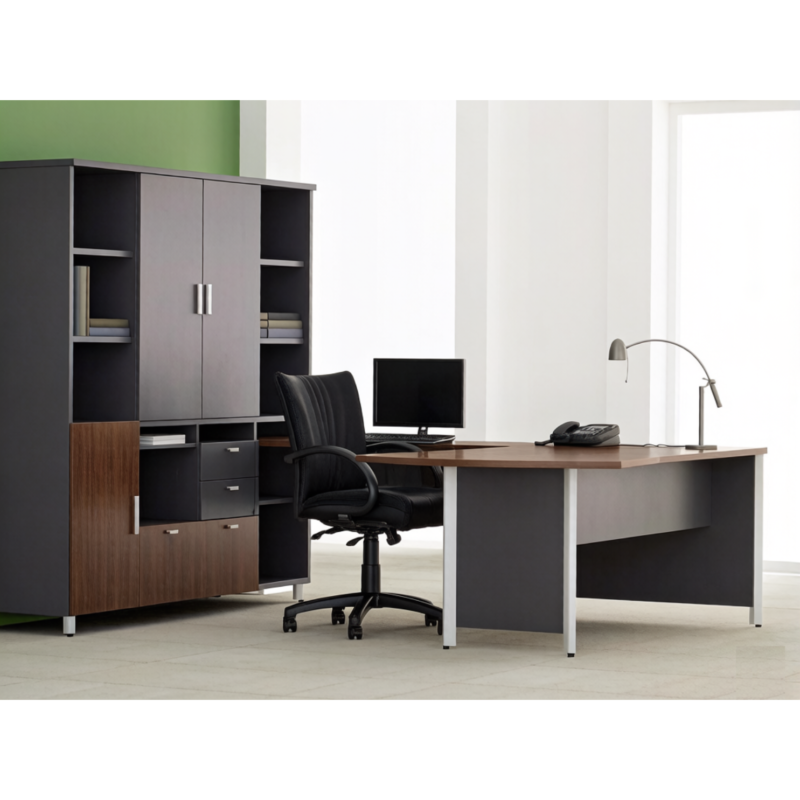 Hot-selling Modern L-shaped Executive Desk Storage