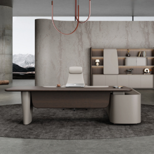 Modern High-end Luxury Ergonomic Boss Room L-shape