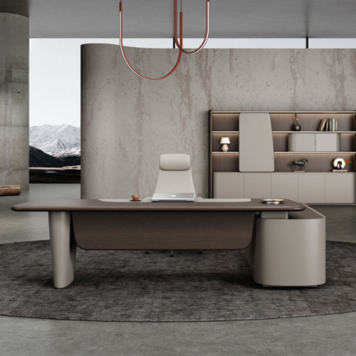 modern high end luxury ergonomic boss room l shape Modern High-end Luxury Ergonomic Boss Room L-shape