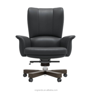 Modern Leather Executive Office Chair High Back Sw