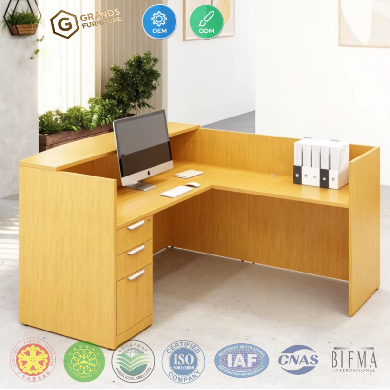 Newly Designed Modern Wooden Commercial Desk Bookc