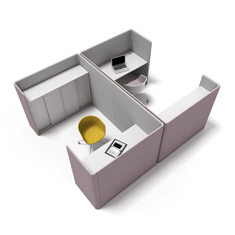Bequiet Soundproof Partition Single Seat High Back Screen Wo