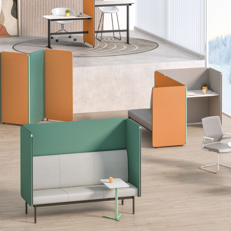 Removable Standing Decorative Fiber Screen Partition For Off