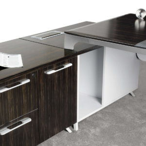 Hot Selling Ergonomic Aluminum Frame Office Desk D