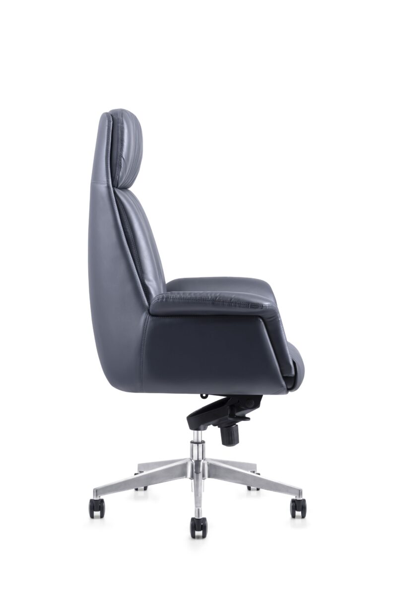 Luxury PU Executive Office Chair with Aluminum Fra