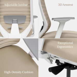 Ergonomic Mesh Modern Minimalist Home Office Chair