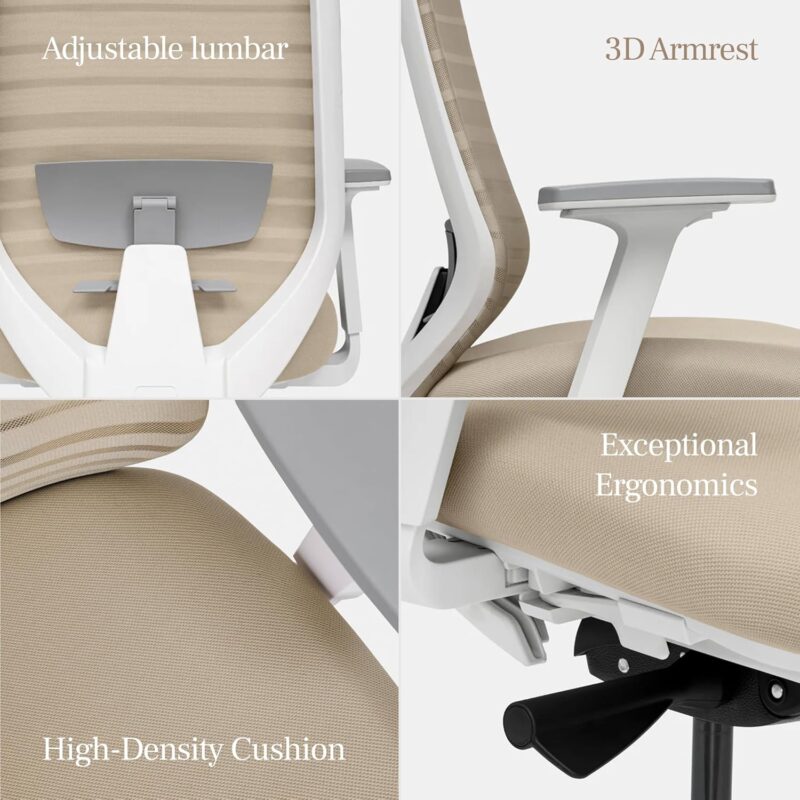 Ergonomic Mesh Modern Minimalist Home Office Chair