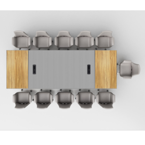 Hot Selling Aluminum Frame Modern Conference Table
