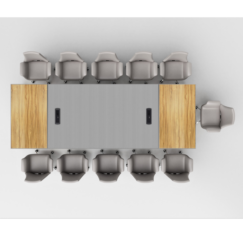 Hot Selling Aluminum Frame Modern Conference Table