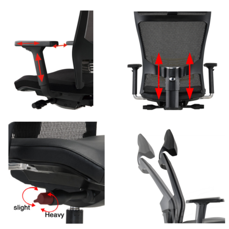 Ergonomic Practical High-Back Mesh Office Chair-Mo