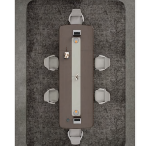 Hot Selling Modern Luxury Large Walnut Veneer Exec