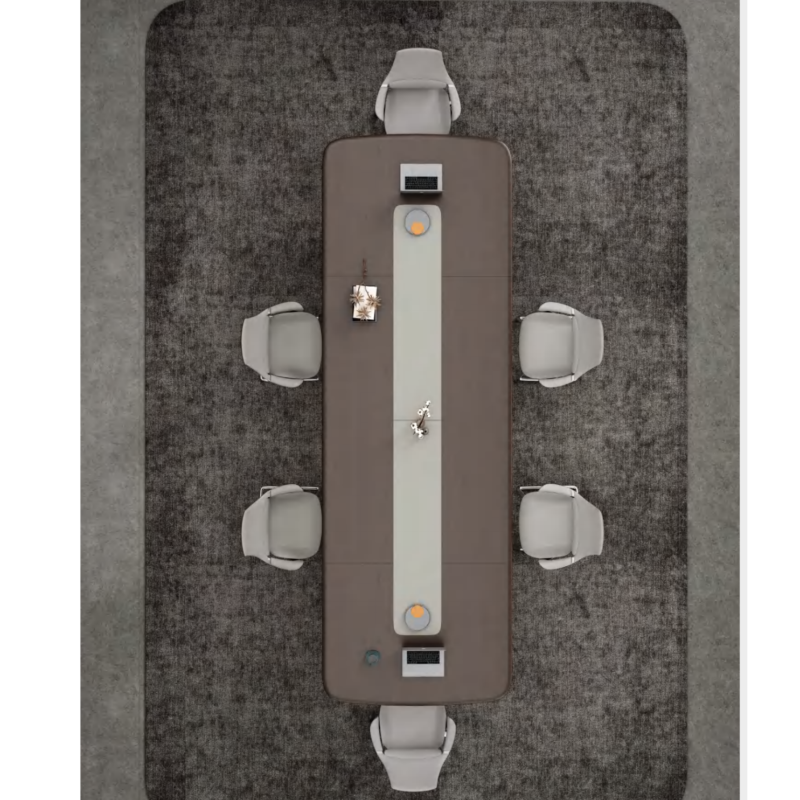 Hot Selling Modern Luxury Large Walnut Veneer Exec